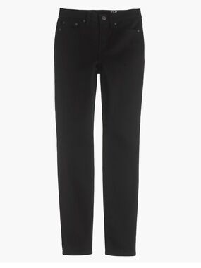 J.Crew 9" high-rise toothpick Jeans Black